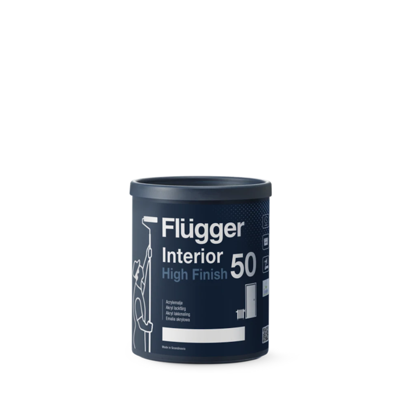 emalia akrylowa do malowania mebli Flugger emalia akrylowa Flugger Interior High Finish 50