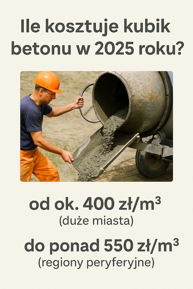 ile kosztuje kubik betonu - przedział cen 