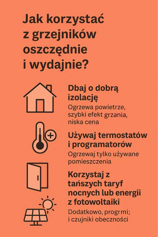jak korzystać oszczędnie z grzejnika elektrycznego 