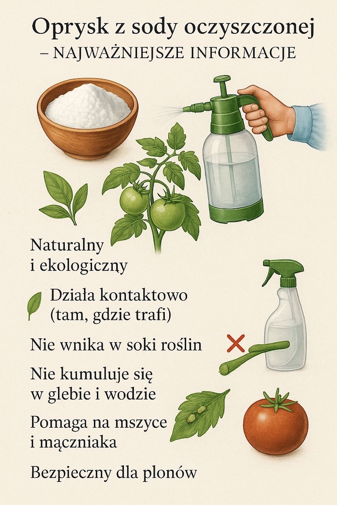 oprysk z sody na mszyce - działanie 