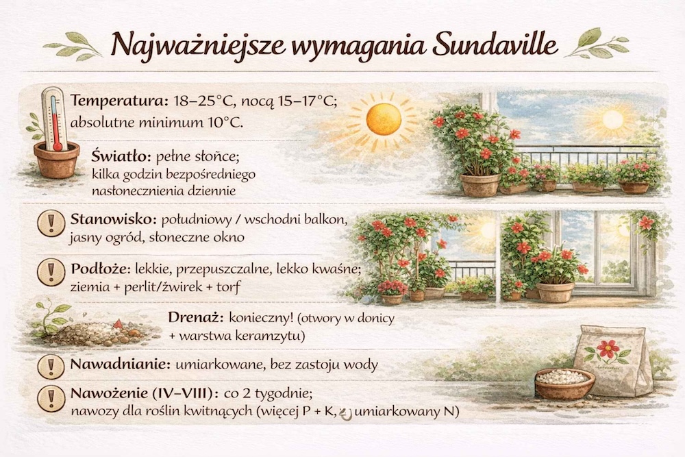 wymagania pielęgnacyjne sundaville wymagania uprawowe sundaville