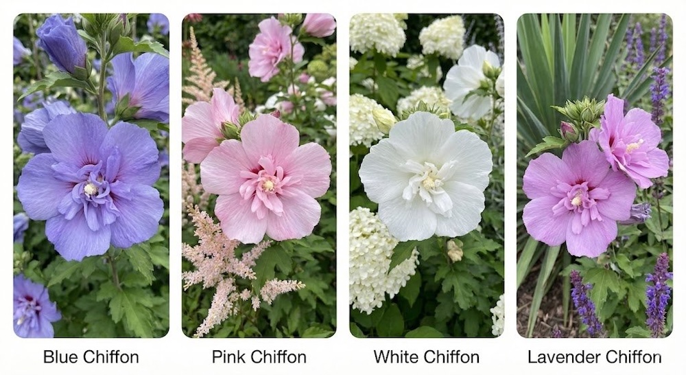 hibiskus chiffon - odmiany 
