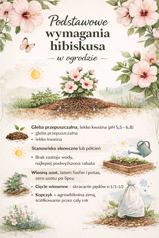najważniejsze wymagania hibiskusa w ogrodzie 