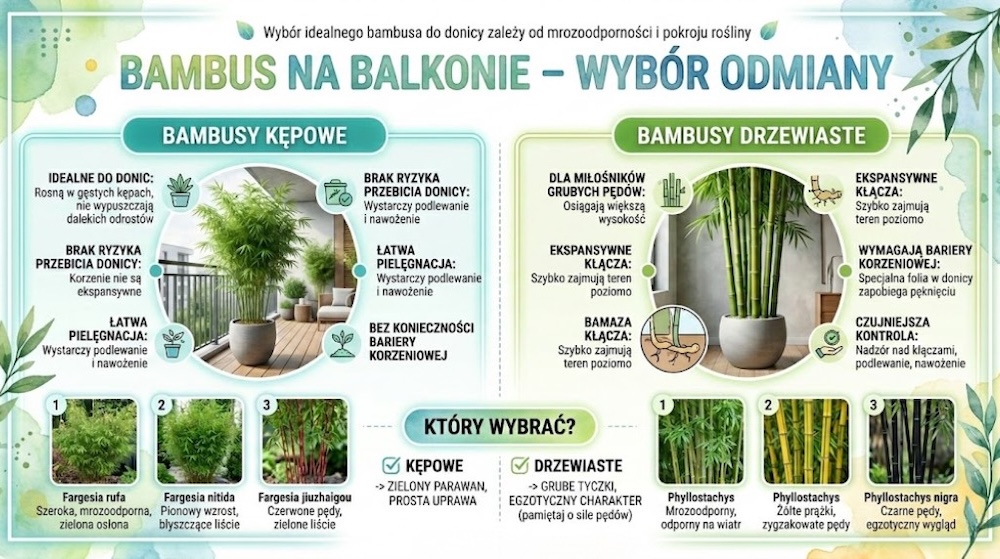 bambus na balkonie - wybór odmiany bambus na balkonie - wybór