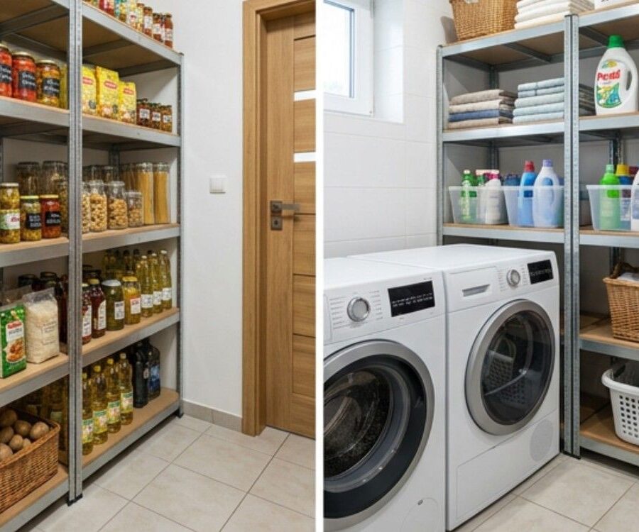 3 pomysły jak wykorzystać regał metalowy w domu