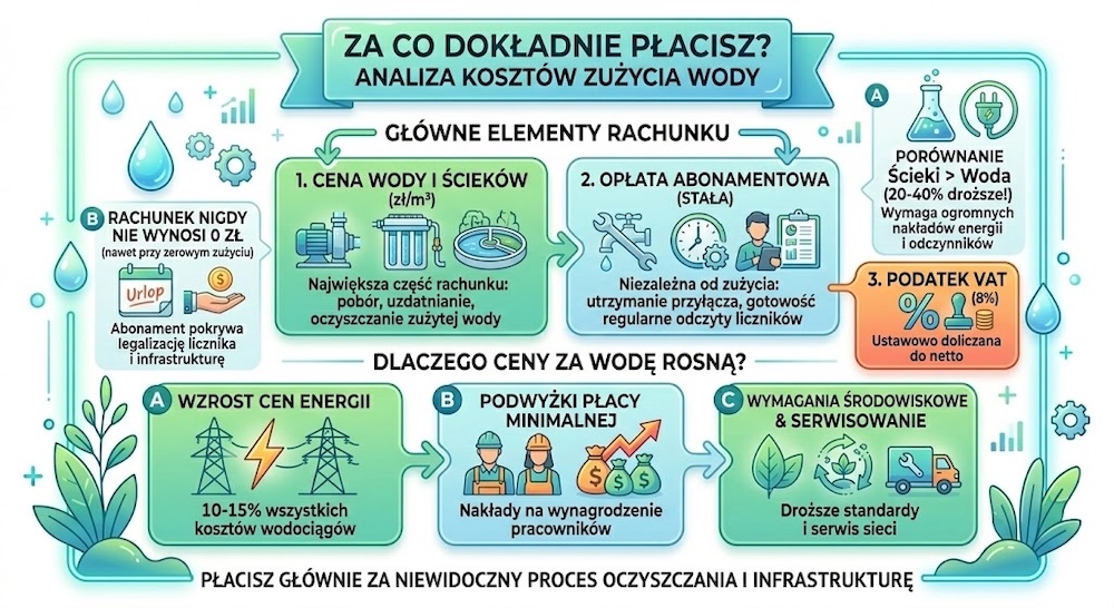 ile kosztuje litr wody z kranu - cena 