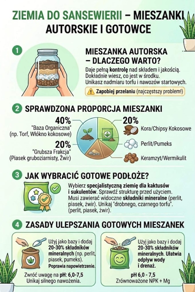 autorska mieszanka do sanserwierii jak zrobić swoją mieszankę do sansewierii