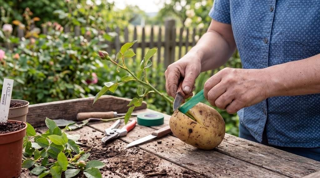 Róża w ziemniaku – czy ten sposób działa? Odpowiadamy