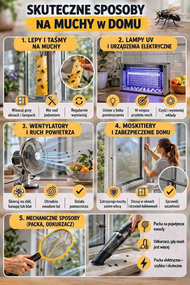 metody i gadżety na muchy 
