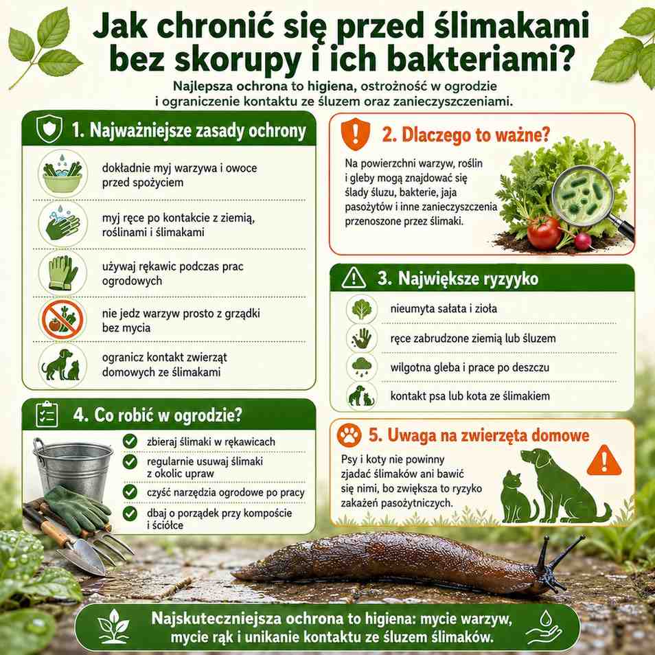 jak uważać na ślimaki bez skorupy