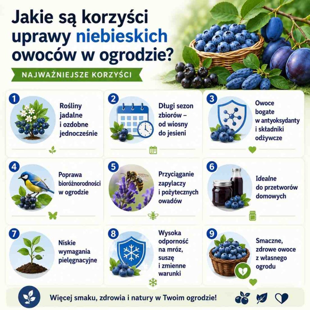 zalety roślin z niebieskimi owocami 